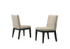 Jasper - Contemporary Fabric Dining Chair (Set of 2) - Beige