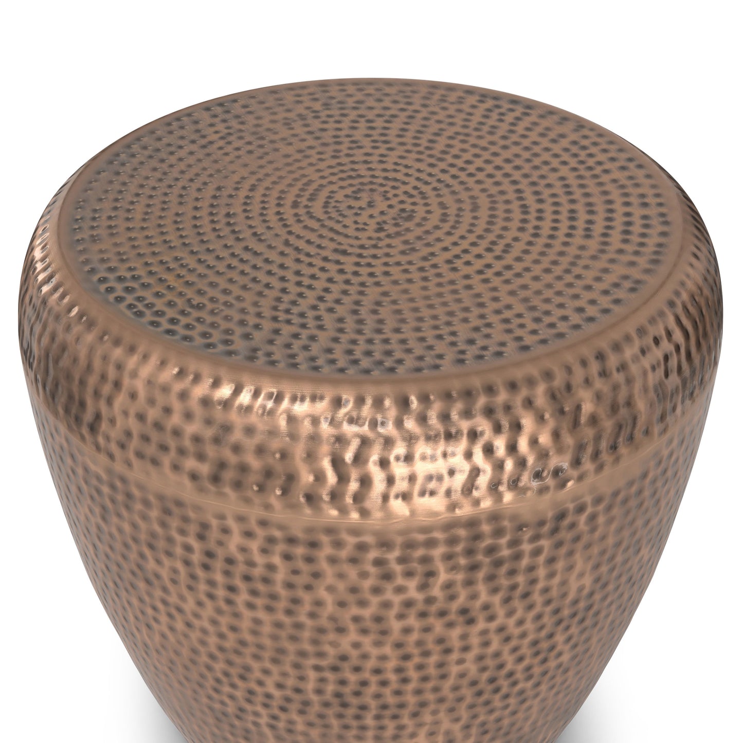 Preston - Metal Side Table - Antique Copper