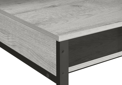 Computer Desk, Home Office, Standing, Storage Shelves, Laptop, Contemporary & Modern - Gray