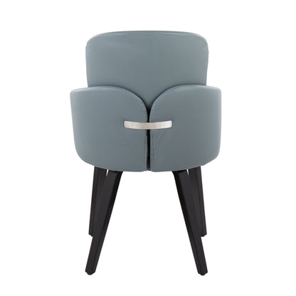 Dahlia - Contemporary Dining Chair (Set of 2) - Black / Gray