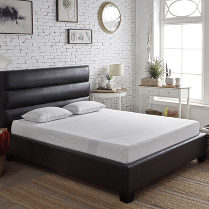 Regen - 8" King Size Cooling Copper Infused Memory Foam Mattress - White