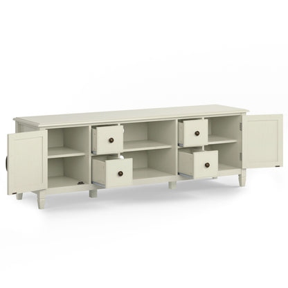 Connaught - Wide TV Stand - Antique White