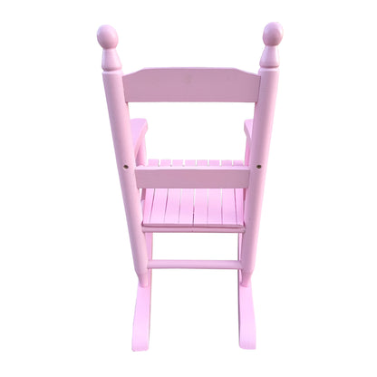 Children's Rocking Chair Indoor Or Outdoor, Suitable For Kids, Durable - Light Pink