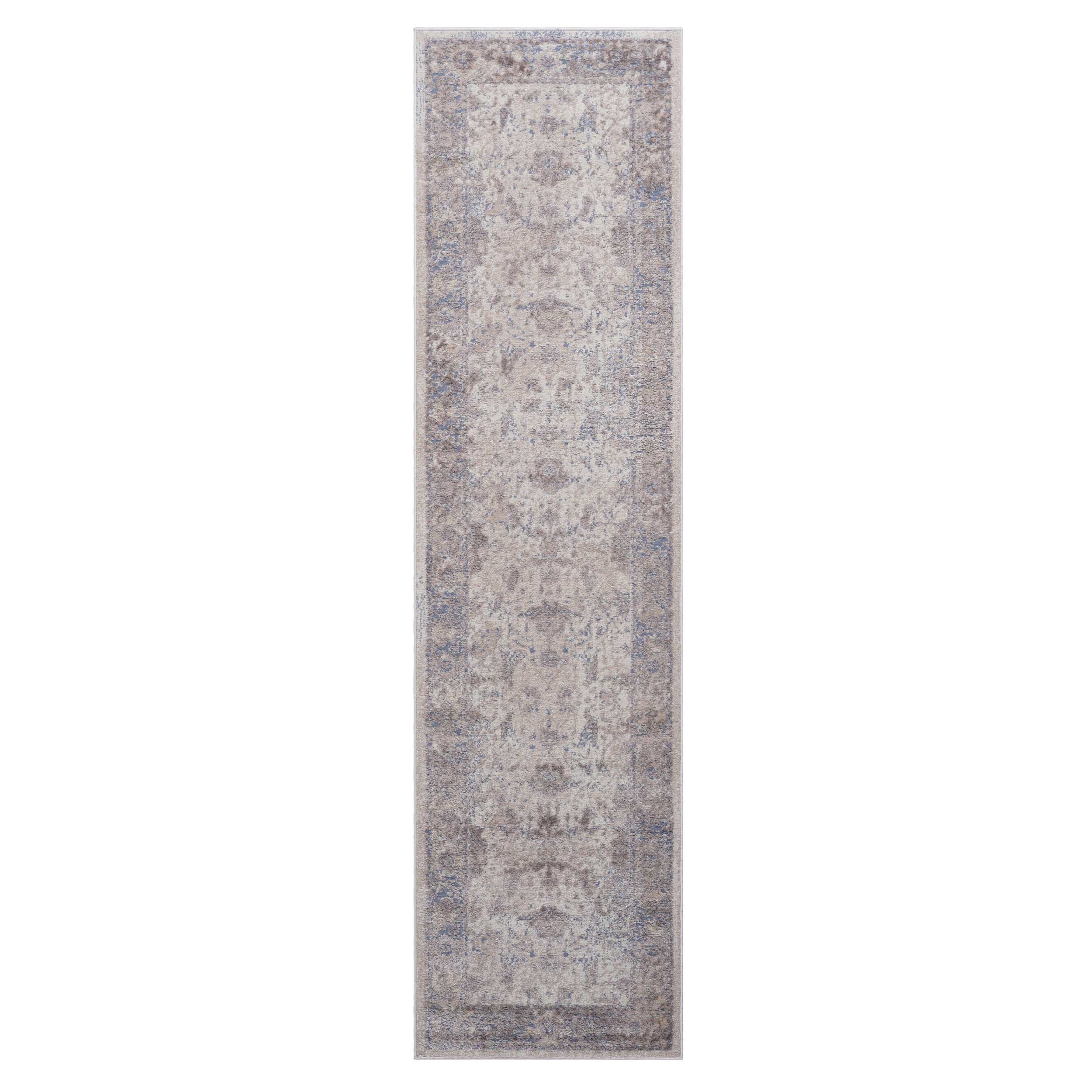 Payas - 2' X 8' Traditional Runner Rug - Brown / Beige