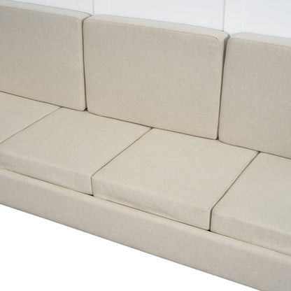 Queen Size Murphy Wall Bed With Sofa - White