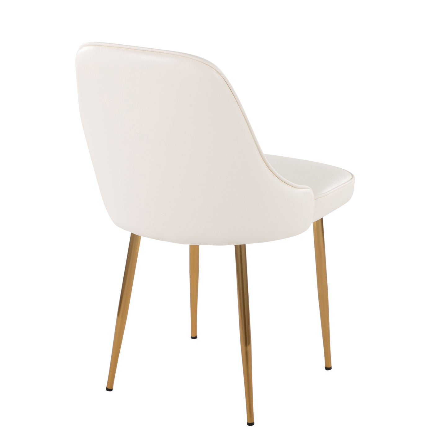 Marcel - Contemporary / Glam Dining Chair (Set of 2) - White