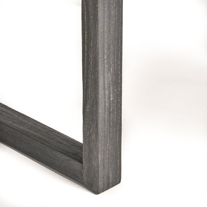 Outdoor Dining Table - Sandblast Dark Gray