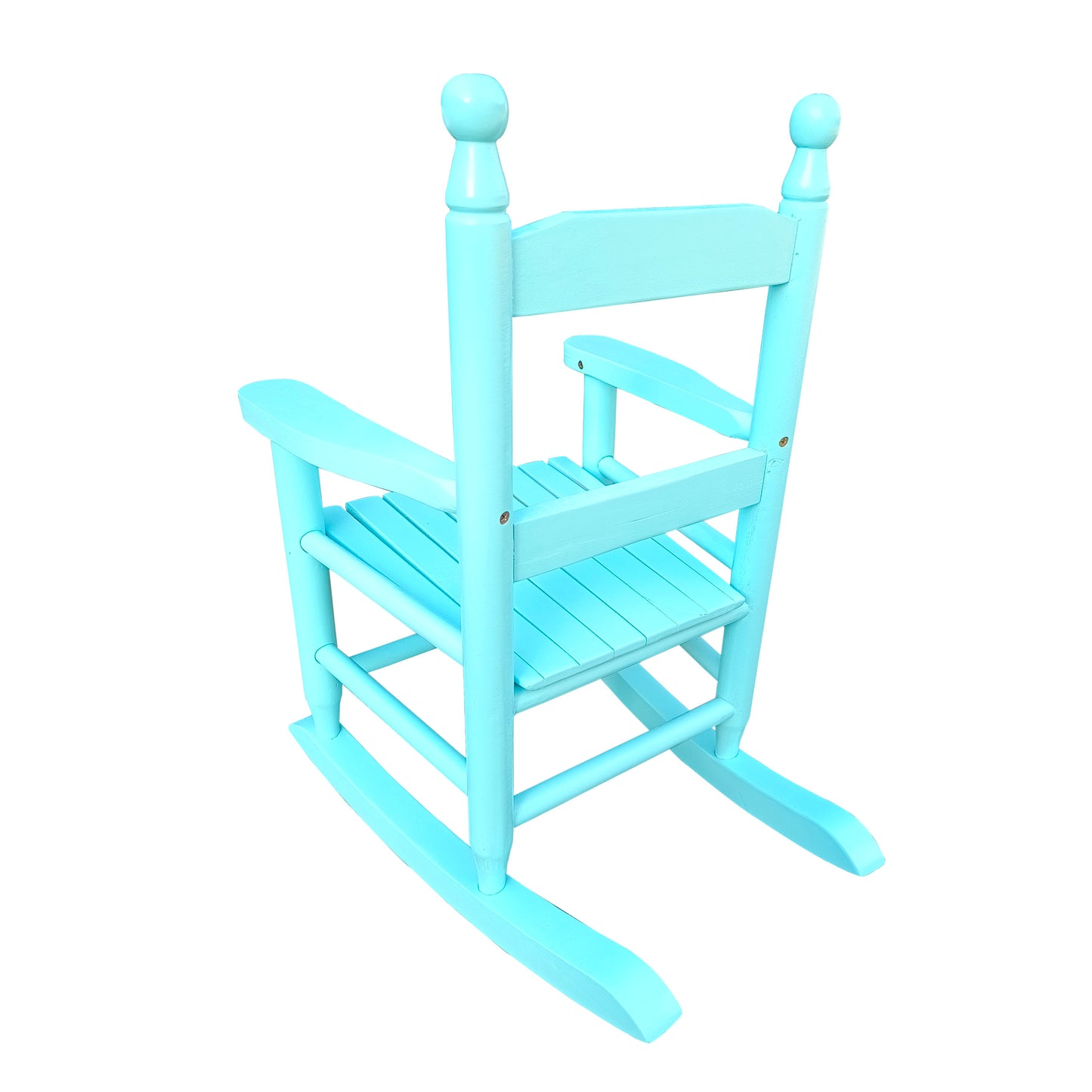 Children's Rocking Chair Indoor Or Outdoor, Suitable For Kids, Durable - Light Blue