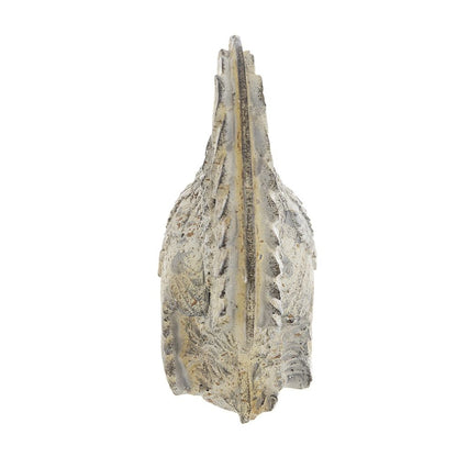 Resin Turkey With Pumpkin Rustic, For Harvest Festival Fall Festival & Thanksgiving Table Decorations (Set of 2) - Gray