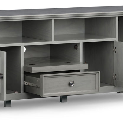 Amherst - Wide TV Media Stand - Fog Gray