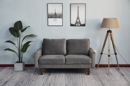 Plush Comfort Loveseat - Gray