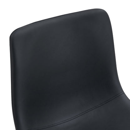 (Set of 4) Classic Chairs, A Stylish Seat Suitable For Modern Minimalist And Industrial Style Environments - Black
