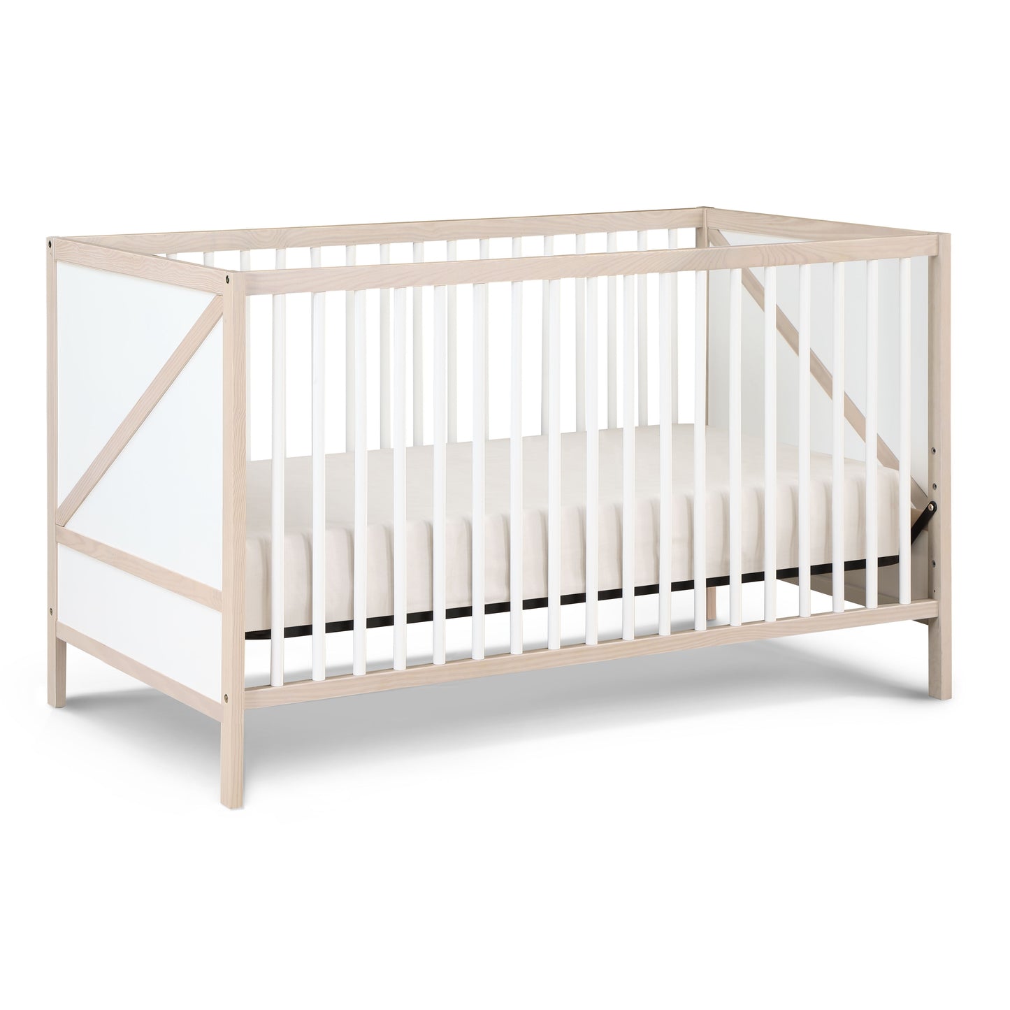 Pixie Zen - 3 In 1 Crib - Washed Natural / White