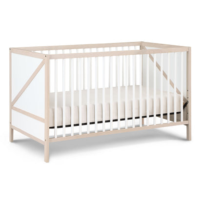 Pixie Zen - 3 In 1 Crib - Washed Natural / White