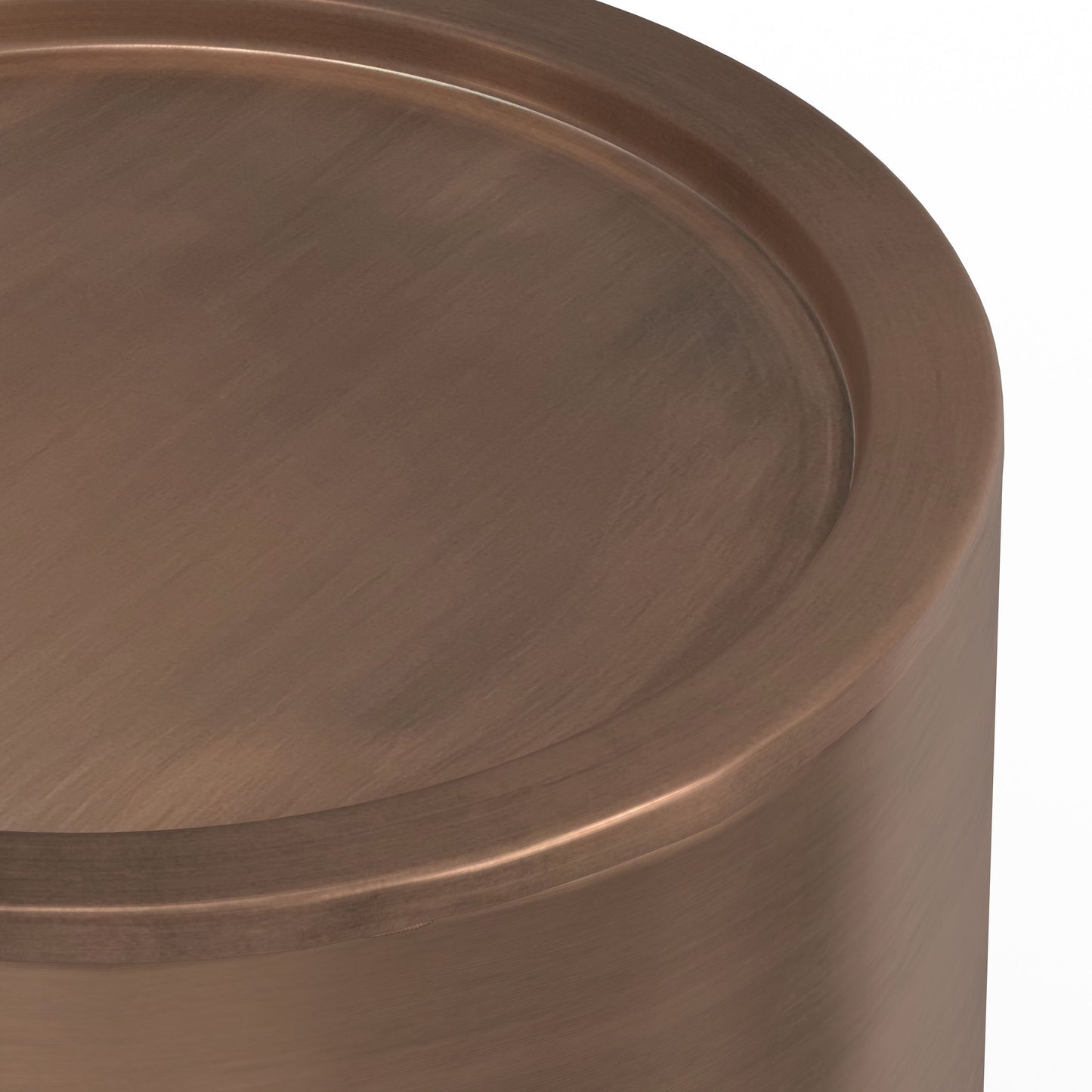 Corbin - Metal Side Table - Antique Copper