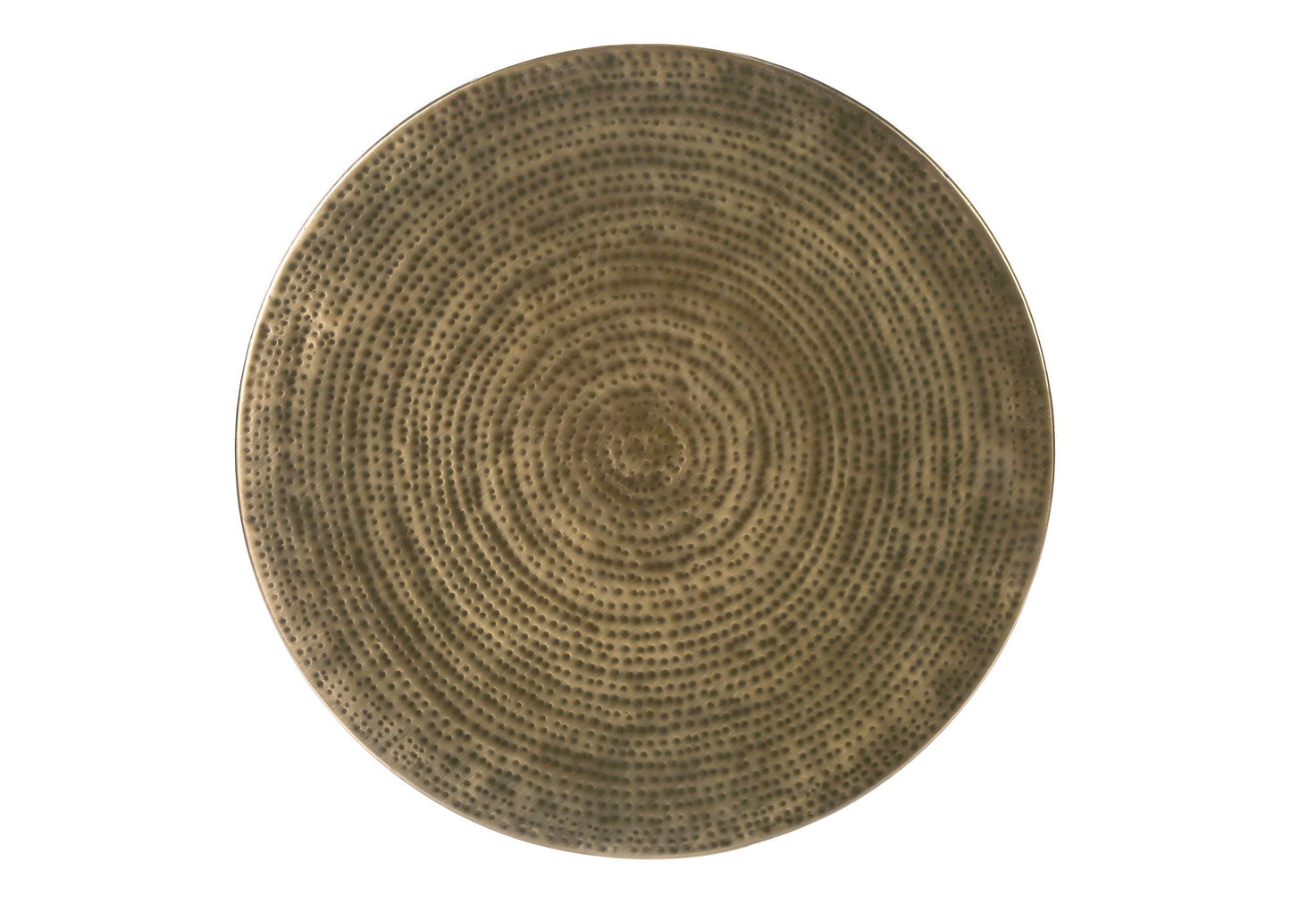 Drum Accent Side Table, Contemporary Elegant Design - Gold