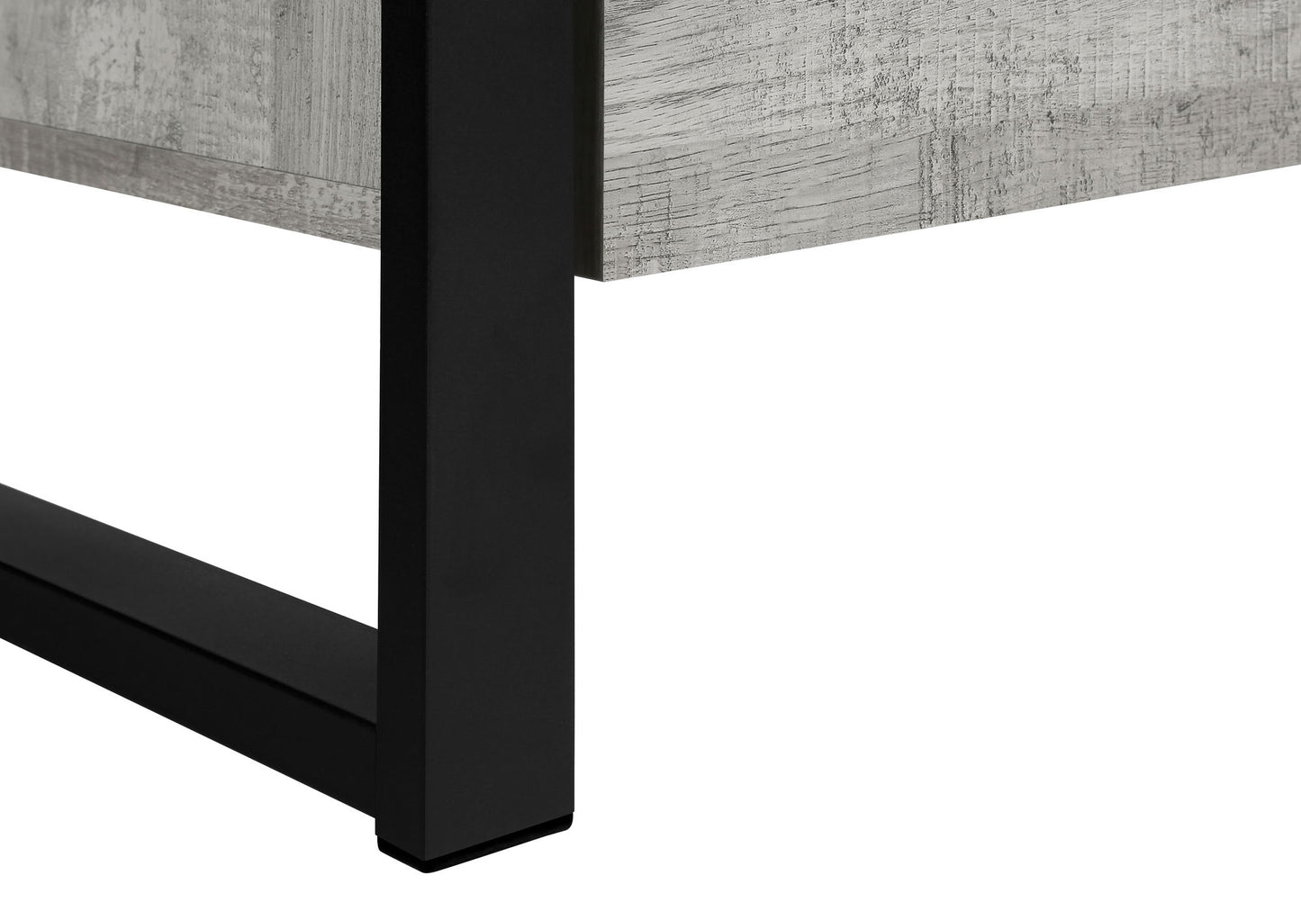 TV Stand, Console, Media Entertainment Center, Storage Drawers, Contemporary & Modern - Gray