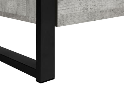 TV Stand, Console, Media Entertainment Center, Storage Drawers, Contemporary & Modern - Gray