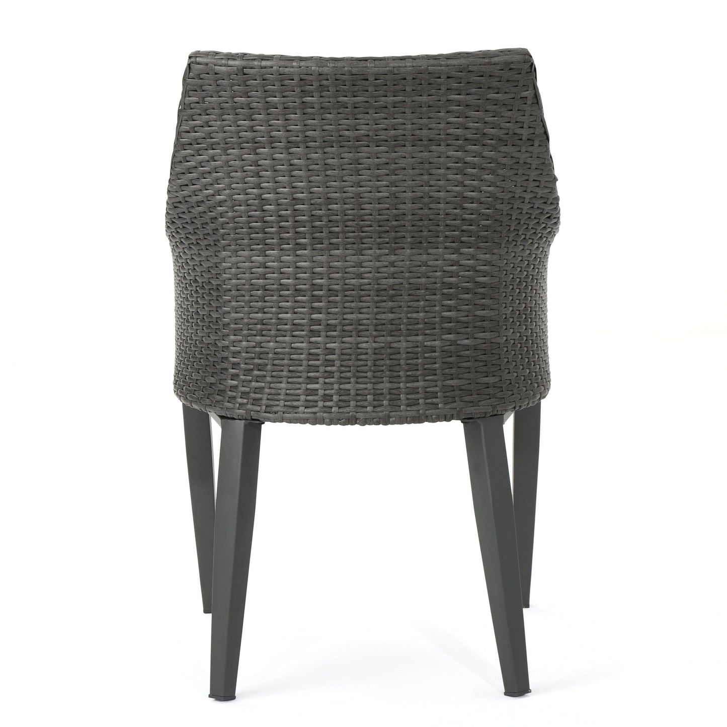 Hillhurst - Outdoor Chair, Comfortable Rattan With Weather Resistant Cushion (Set of 2) - Gray