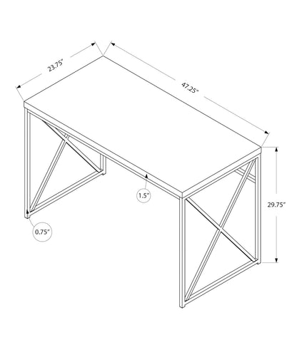 Computer Desk For Home Office, Laptop, Versatile Design - Brown