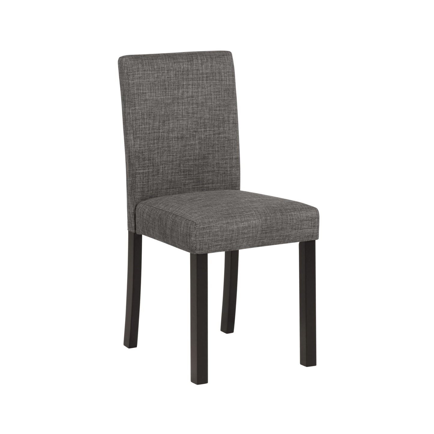 Modern 5 Piece Dining Table Set With 4 Chairs For Kitchen Or Dining Room - Light Gray / Black