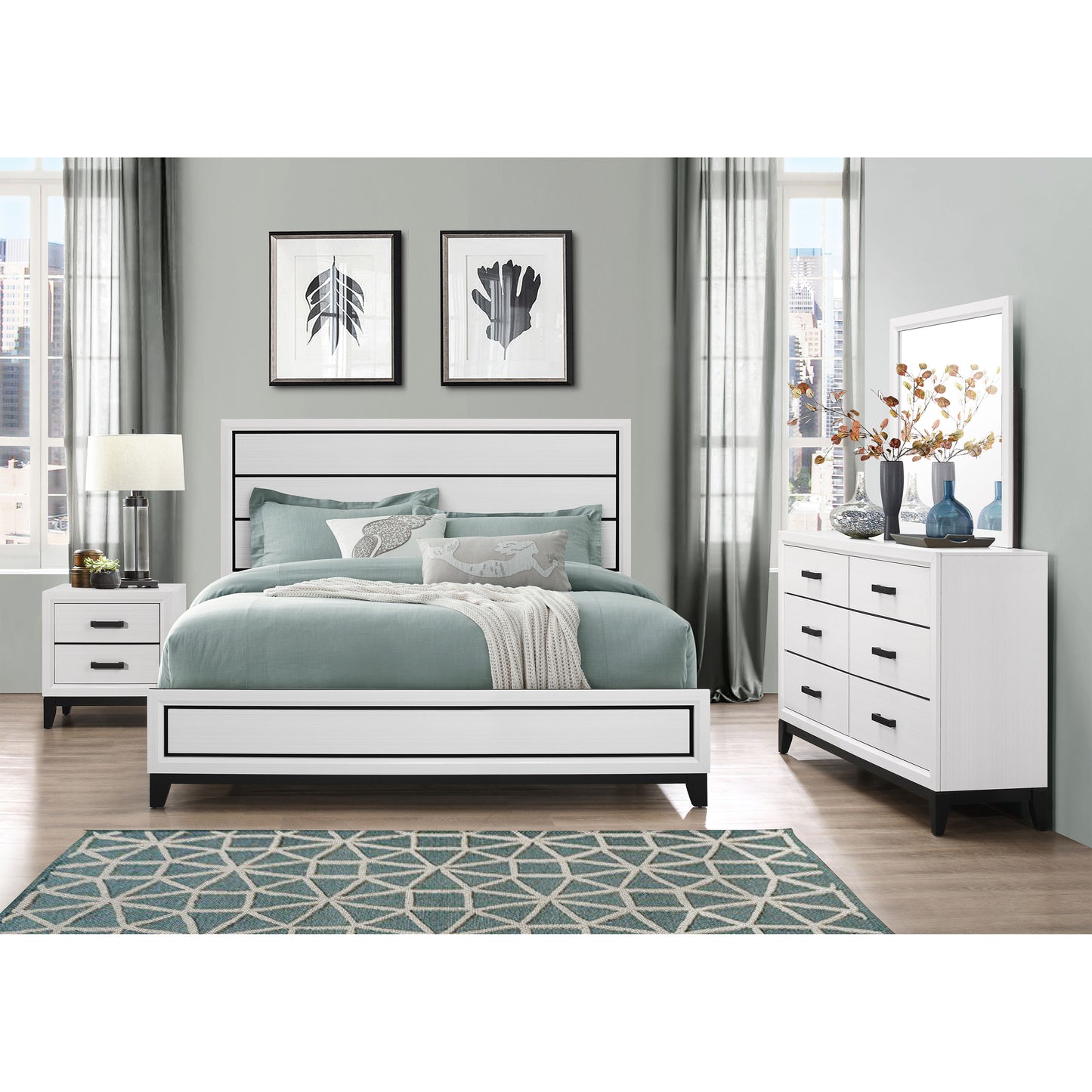 Mirage - Full Bed - White