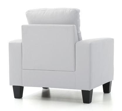 Club Chair For Cozy Spaces - White
