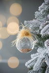 Christmas Ball Ornaments, Decorative Hanging Ball Christmas Tree Ornaments For Holiday Party Decorations (Set of 4) - Multi