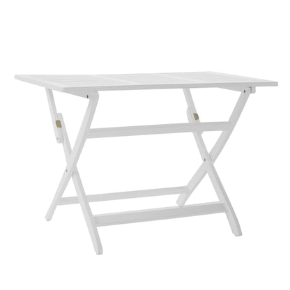 Positano - Foldable Dining Set - White