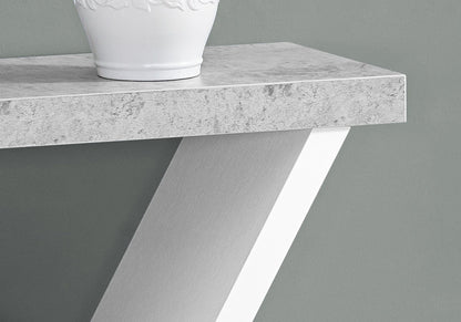 Accent Console Table For Entryway, Modern Convenient Design - White