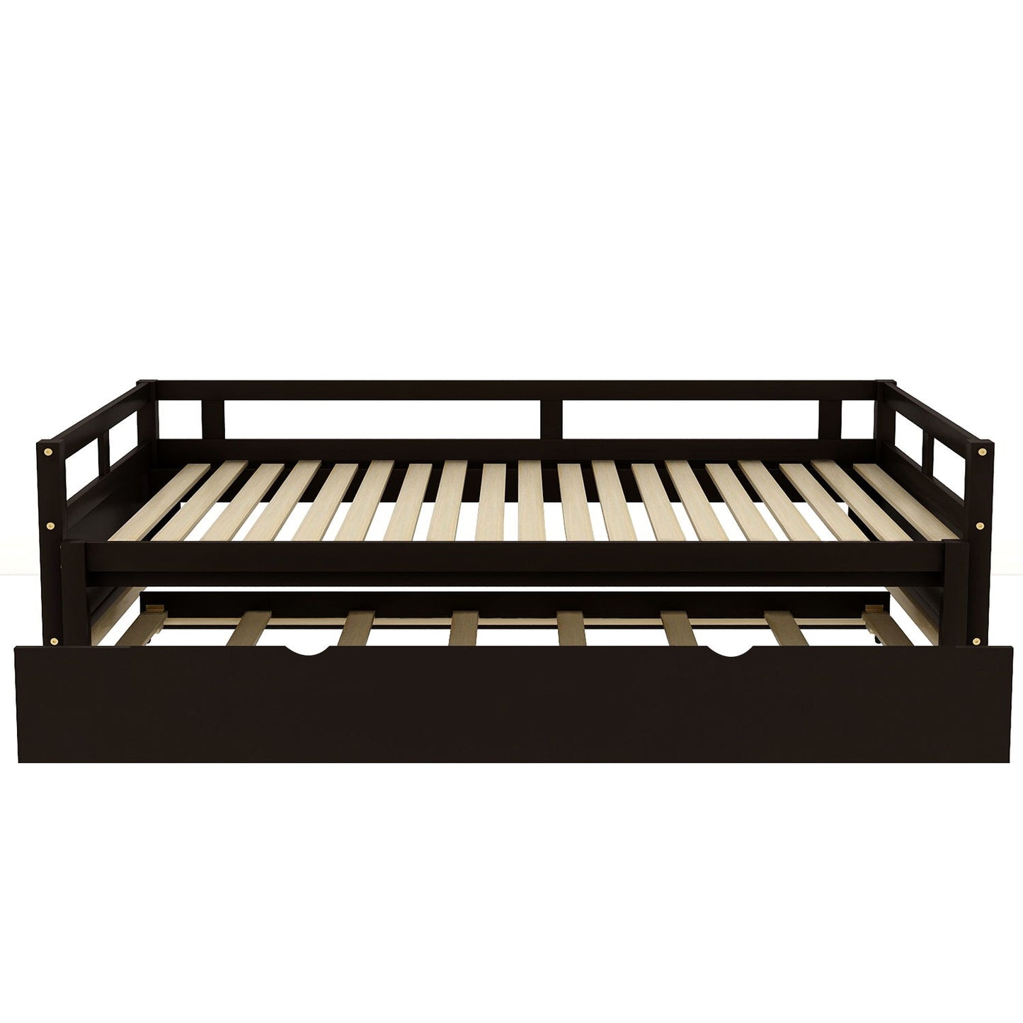 Extending Daybed With Trundle, Daybed With Trundle - Espresso