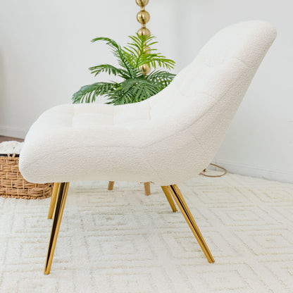 Aubrey - French Lounge Chair - Beige