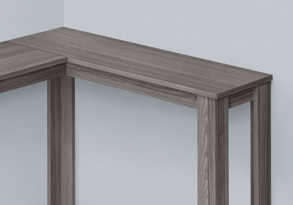 Corner Accent Console Table For Entryway, Contemporary And Modern - Gray