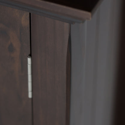 Acadian - Wide Storage Cabinet - Brunette Brown