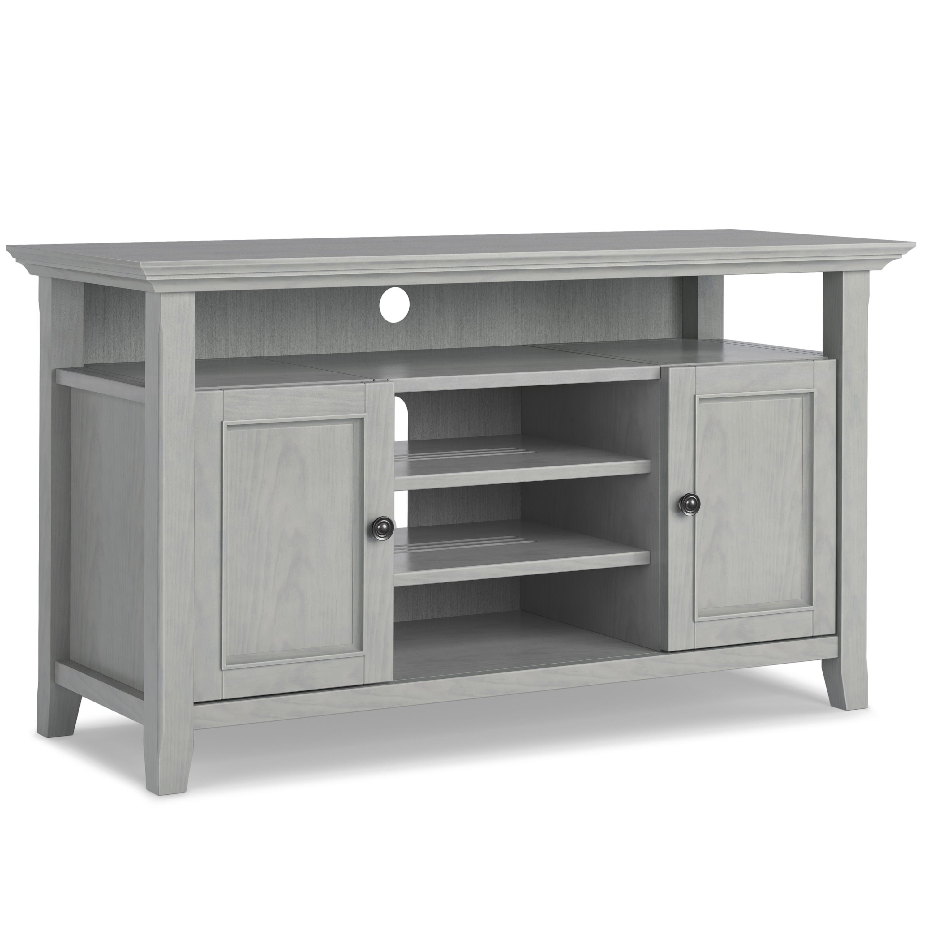 Amherst - TV Media Stand - Fog Gray