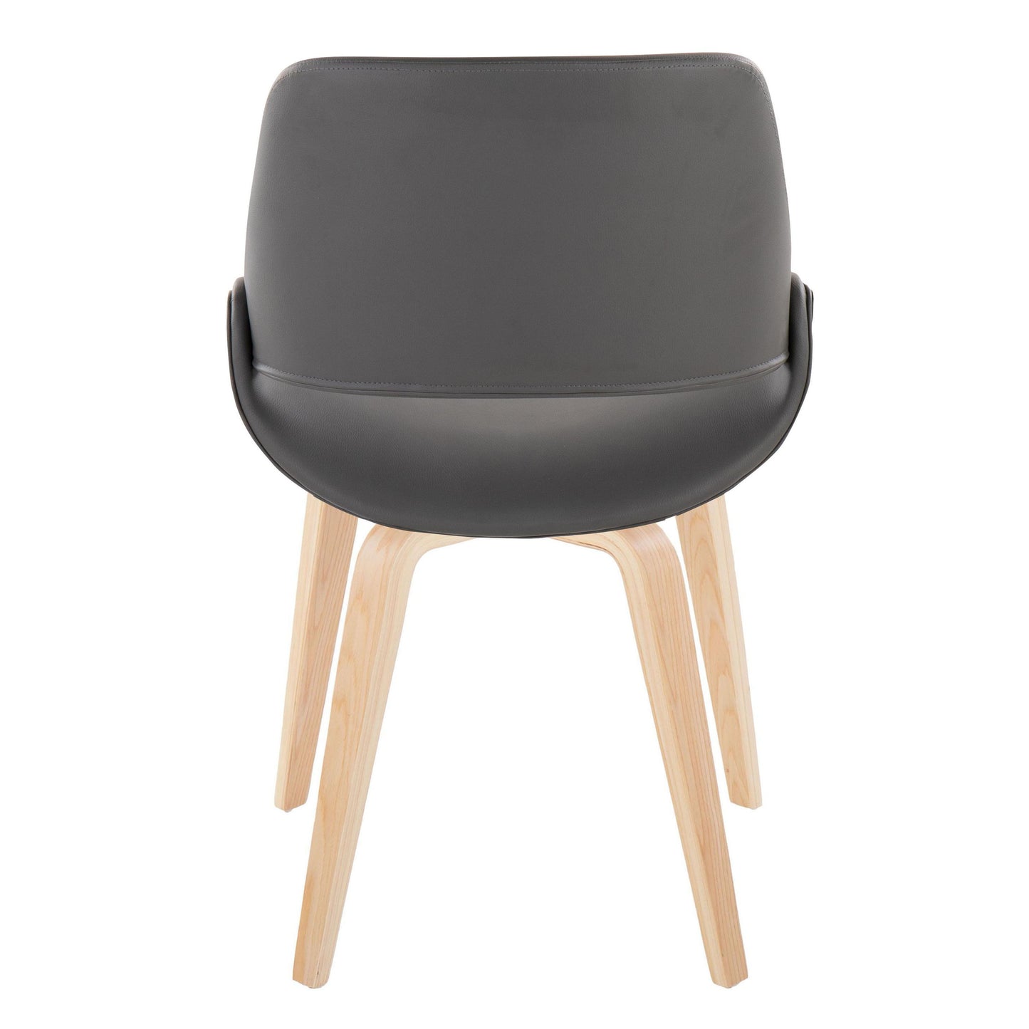 Fabrico - Mid-Century Modern Dining Chair (Set of 2) - Natural / Gray