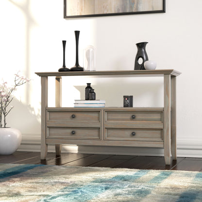 Amherst - Console Sofa Table - Distressed Gray