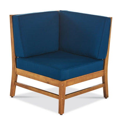 Perla - 6 Pieces Sofa Set - Blue