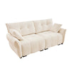 Premium Ergonomic 2 Seater Sofa With High Resilience Foam Cushions For Modern Living Spaces - White