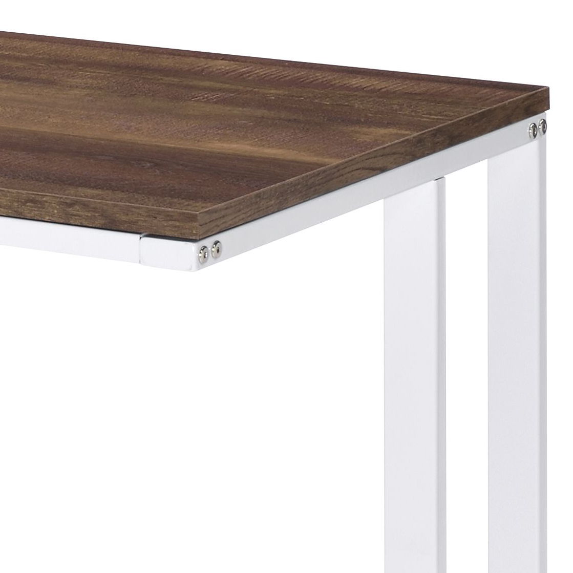 Tyrese - Writing Desk With USB - Walnut / White