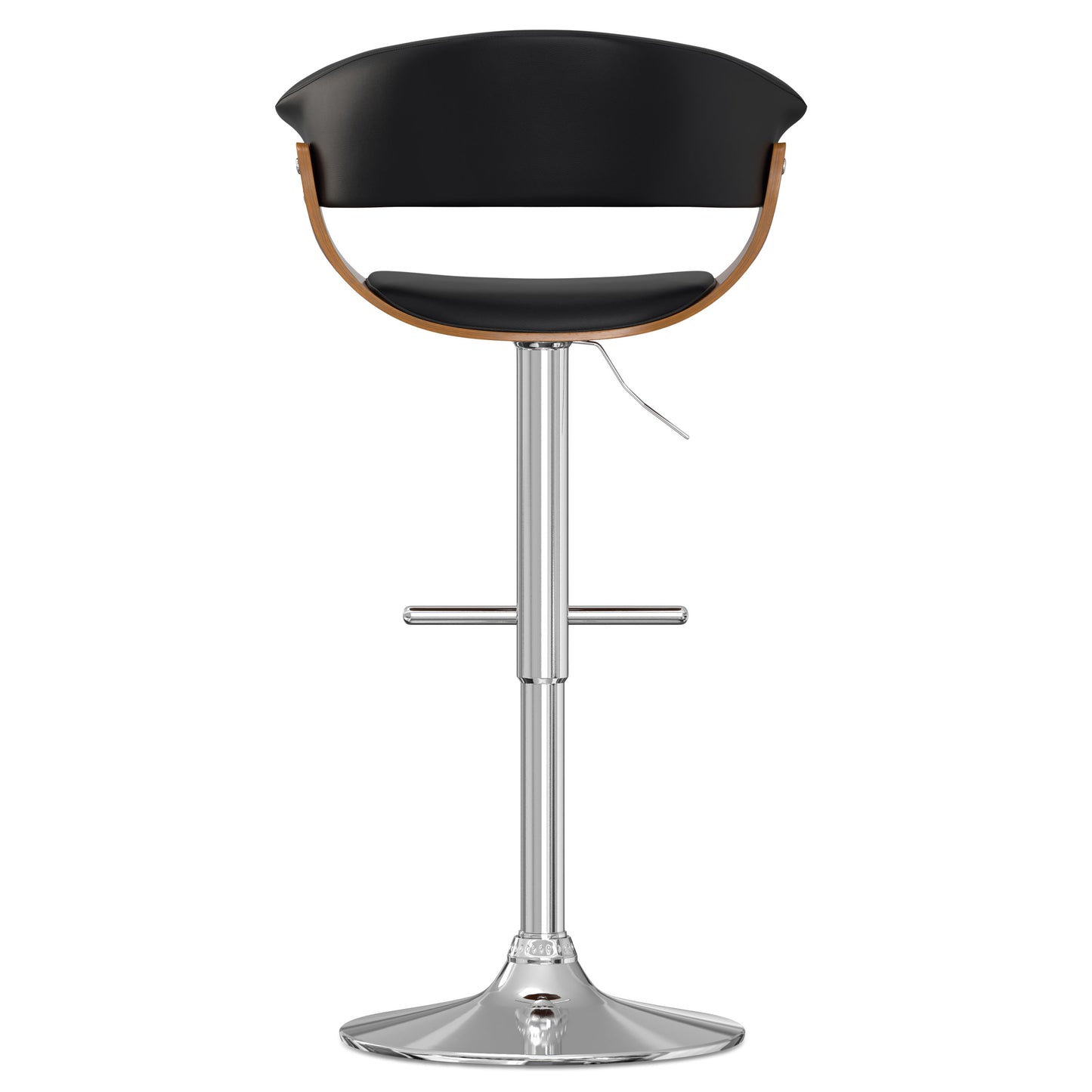 Sheldon - Adjustable Swivel Bar Stool - Black