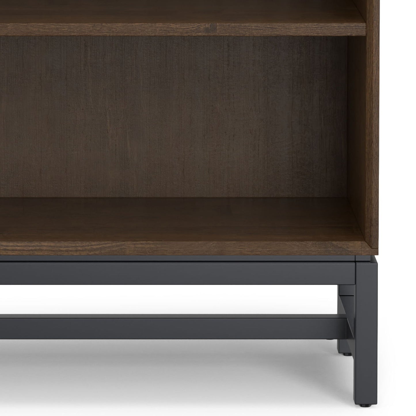 Banting - Mid Century Open Shelf Bookcase - Walnut Brown