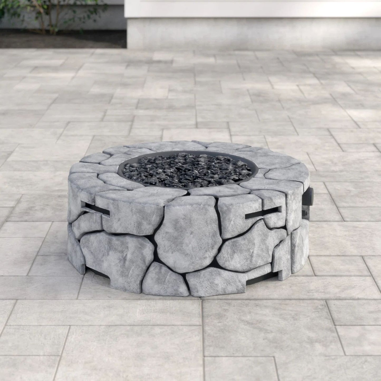Reinforced - Outdoor Fire Pit - Charcoal Gray