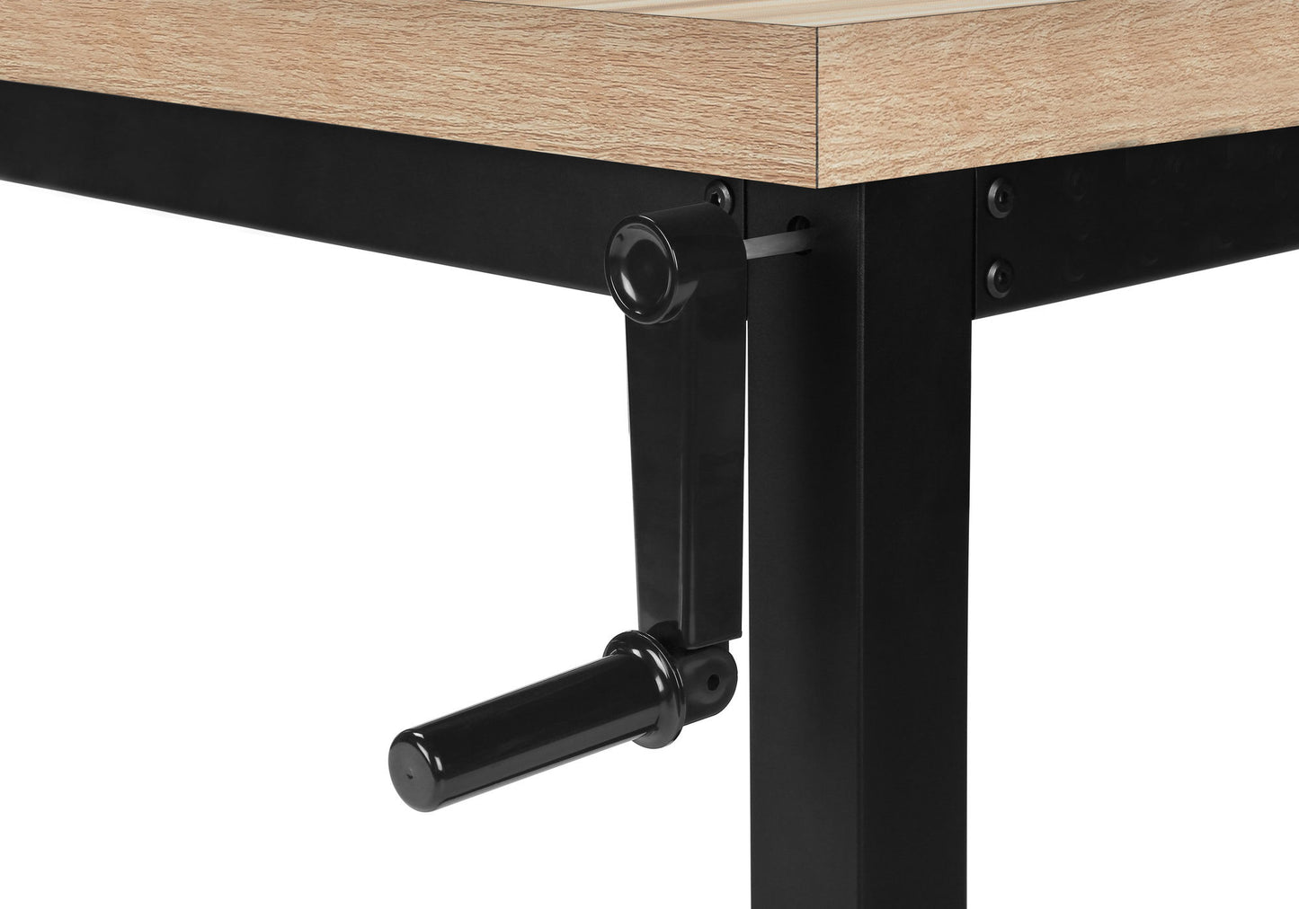 Computer Desk, Home Office, Standing, Adjustable, Laptop, Contemporary & Modern - Natural