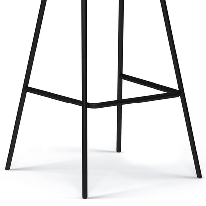 Dafney - Bar Stool (Set of 2) - Distressed Charcoal Gray