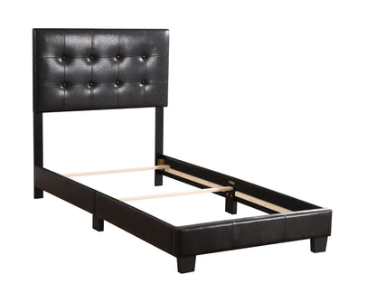 Caldwell - Twin Bed Stylish Contemporary - Black
