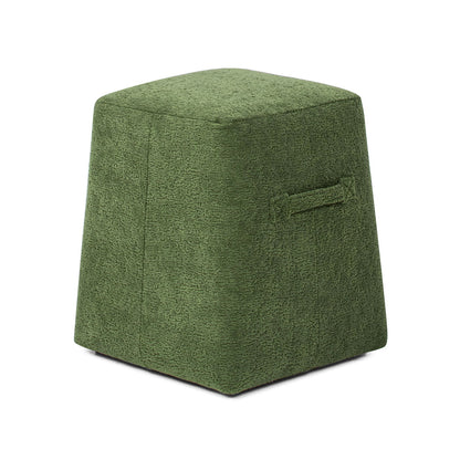 Clyde - Tapered Square Upholstered Ottoman - Moss Green