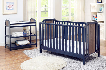 Brees - Changing Table - Midnight Blue, Brownstone