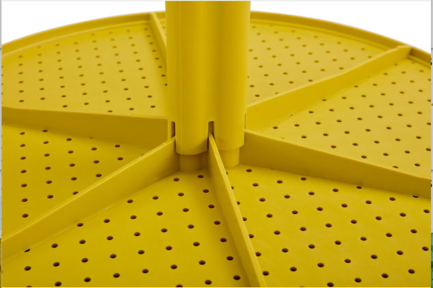 3 Piece Plastic Arm Chair Bistro Grs Premium Ocean Plastic - Mustard