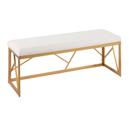 Folia - Glam Bench - Gold / White